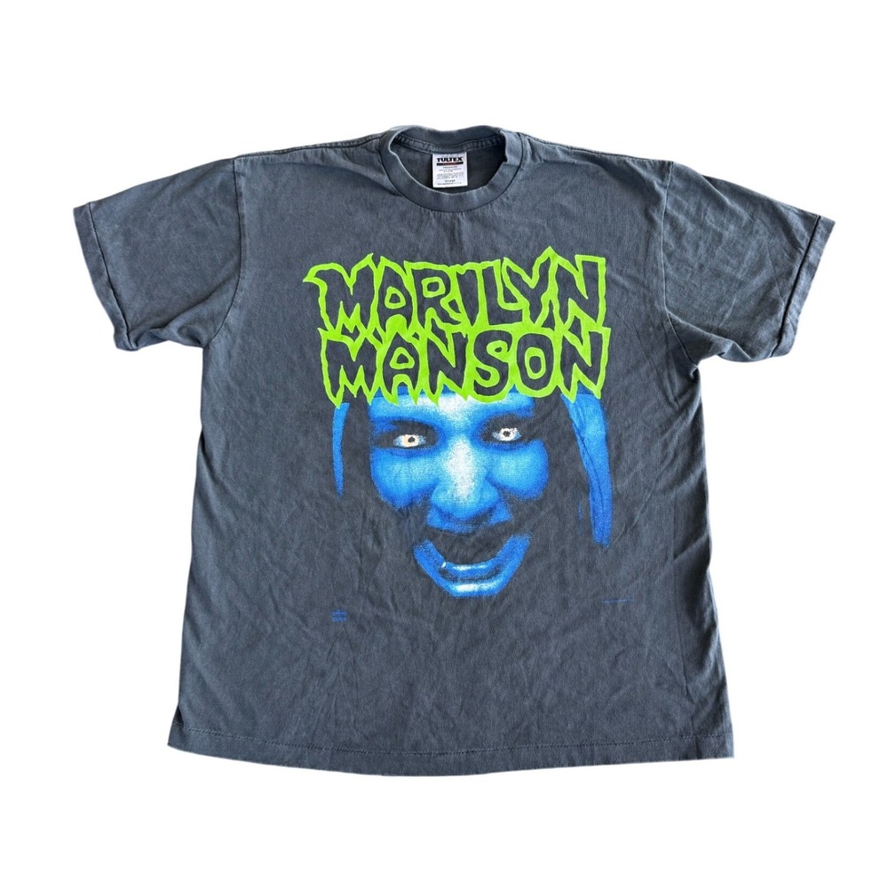 Marilyn Manson Antichrist Superstar 1996 T-Shirt Sz XL Black 90s Rock REPRINT